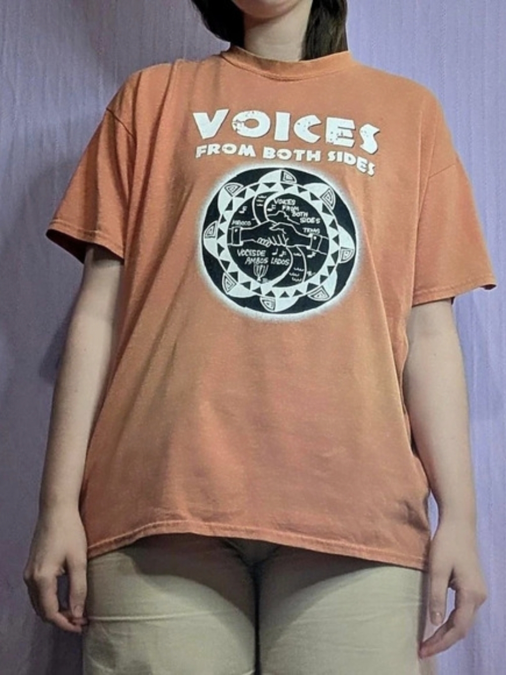 Gildan Heavy Cotton T-Shirt Graphic Tee Orange XL